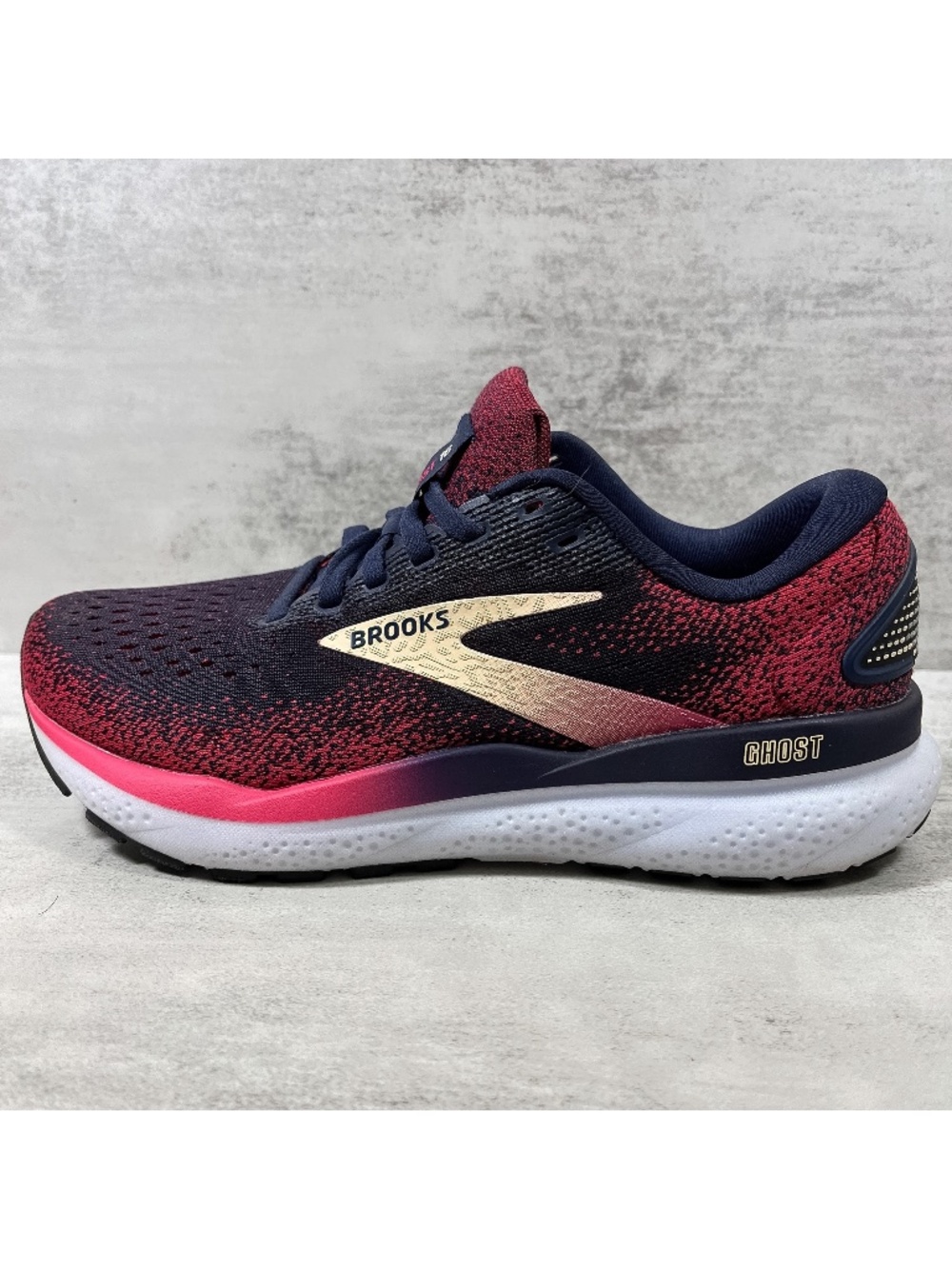 Brooks Ghost 16 Running Shoes - Women's Size 6.5 - Pink Blue